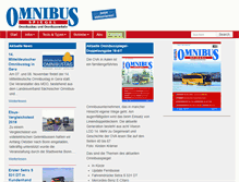 Tablet Screenshot of omnibusspiegel.de
